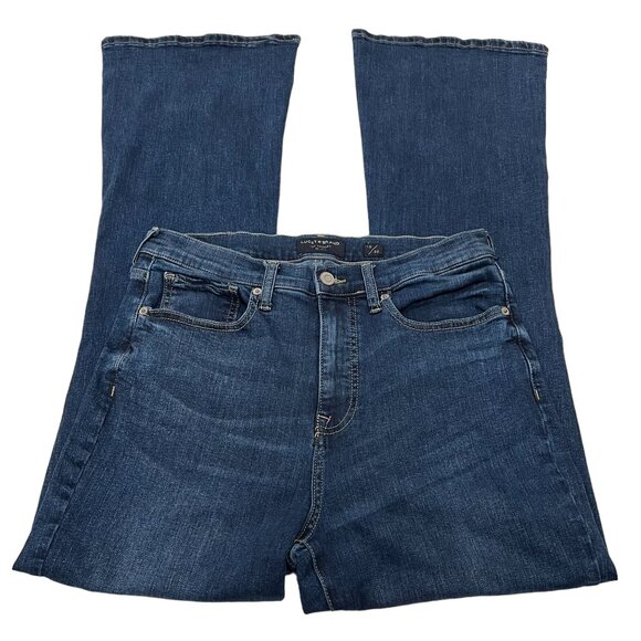 Lucky Brand High Rise 'Stevie Flare' Jeans, Med Wash, 10 - Picture 7 of 10